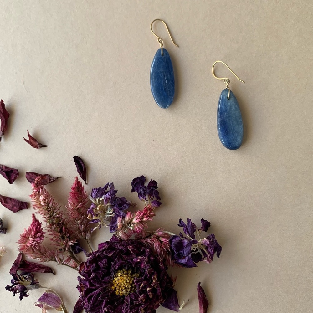 Genuine Kyanite Earrings